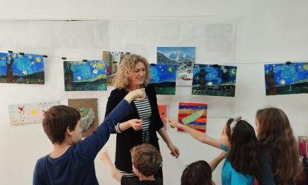 Clases de pintura para niños en Málaga con la artista Svetlana Kalachnik