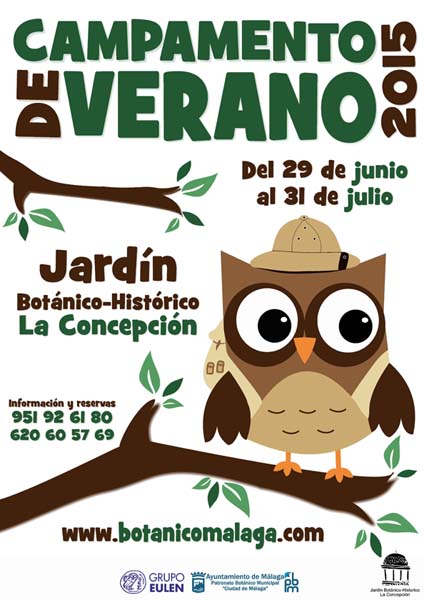 Campamento de verano en el Jardín Botánico-Histórico La Concepción de Málaga