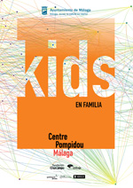 Cubierta folleto familia Pompidou Málaga
