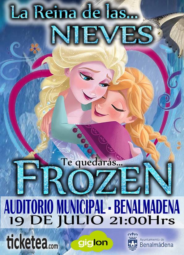 El musical infantil de Frozen ‘La reina de las nieves’ vuelve a Benalmádena en agosto