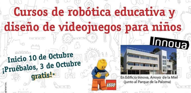 Demostración gratuita del curso infantil de robótica el sábado 3 en Benalmádena