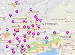 mapa la búsqueda Málaga