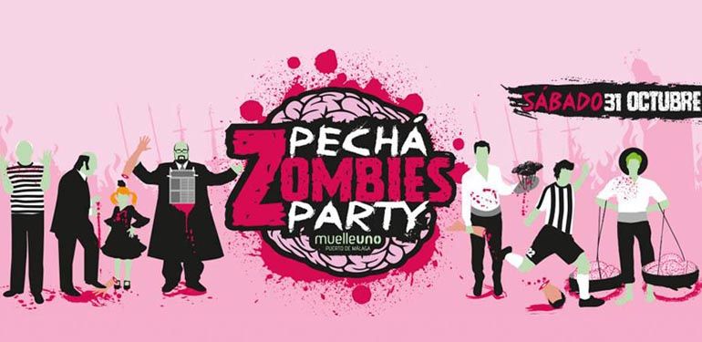 Muelle Uno propone la Pechá Zombies Party para celebrar Halloween en familia desde la tarde del sábado  31