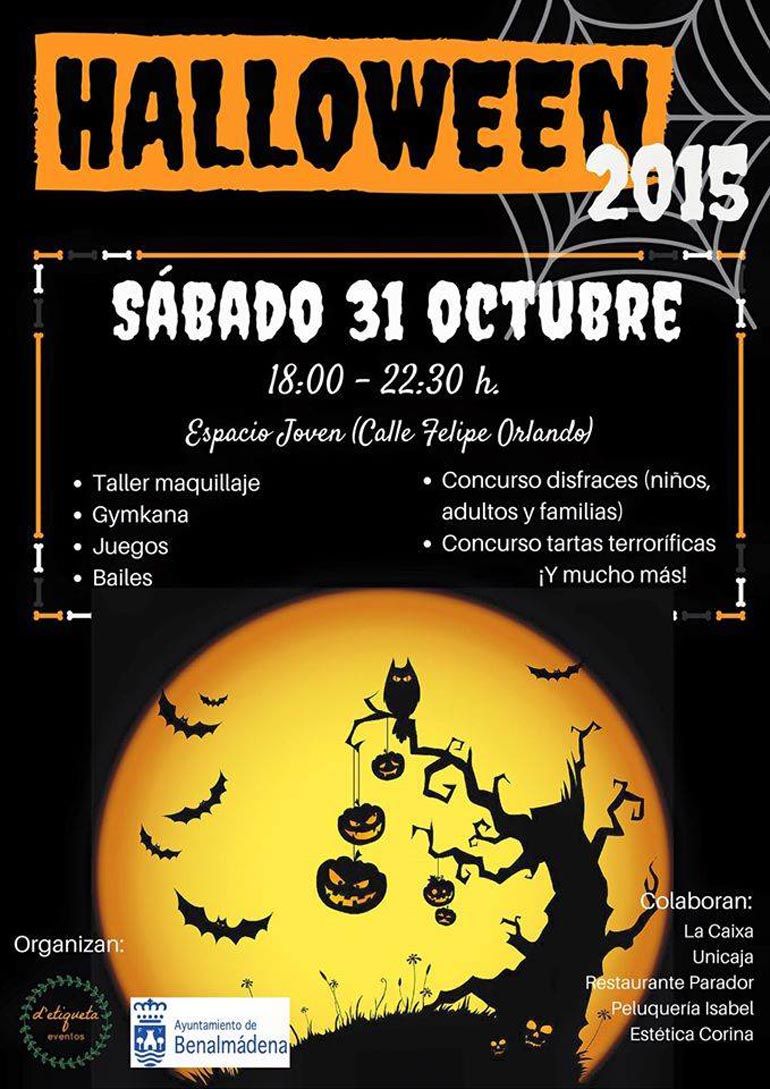 Fiesta Halloween el 31 de octubre en el Espacio Joven de Benalmádena Pueblo
