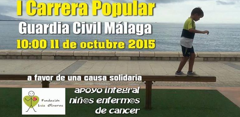 Primera Carrera Popular Guardia Civil de Málaga, a beneficio de la Fundación Luis Olivares, el domingo 11 de octubre