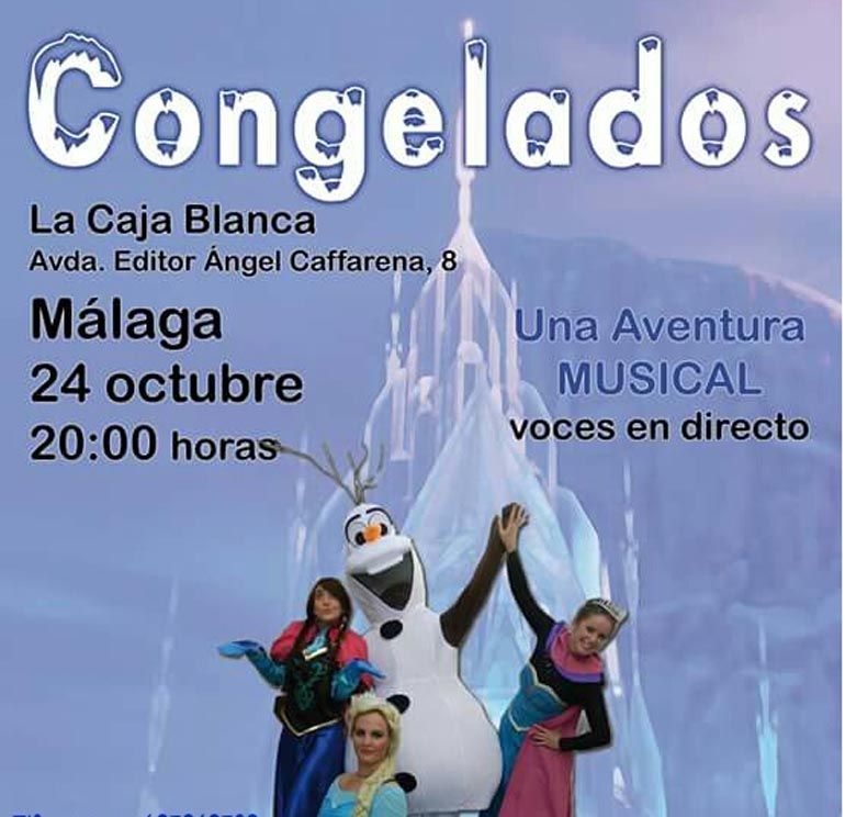 Teatro musical infantil mañana sábado 24 en La Caja Blanca con la historia de Frozen