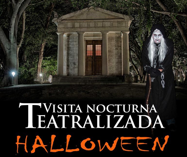 Visita nocturna teatralizada especial Halloween en el Jardín de la Concepción de Málaga