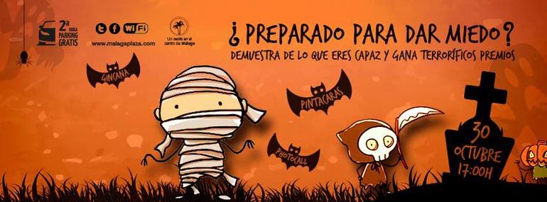 Fiesta infantil de Halloween el viernes 30 en el Málaga Plaza