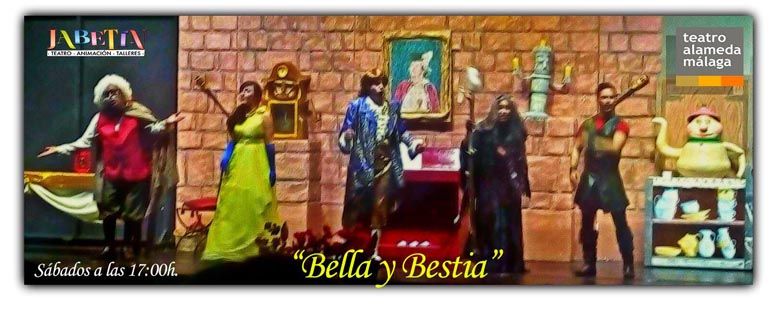 Nueva sesión del teatro infantil Bella y Bestia en el Alameda los sábados 24 y 31 de octubre