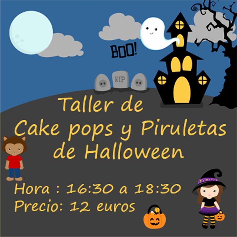 Cake pops y piruletas hoy en Málaga en el taller de La Escuela con Encanto