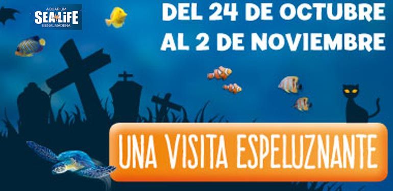 Sea Life de Benalmádena celebra Halloween con numerosas actividades para niños desde el 24 de octubre al 2 de noviembre