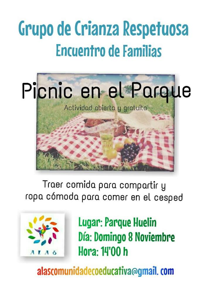 picnic familiar grupo crianza ALAS cartel