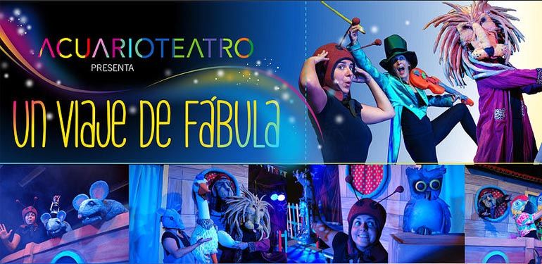 Teatro Cánovas presenta 'Un viaje de fábula' de Acuario Teatro los días 7 y 8 de noviembre