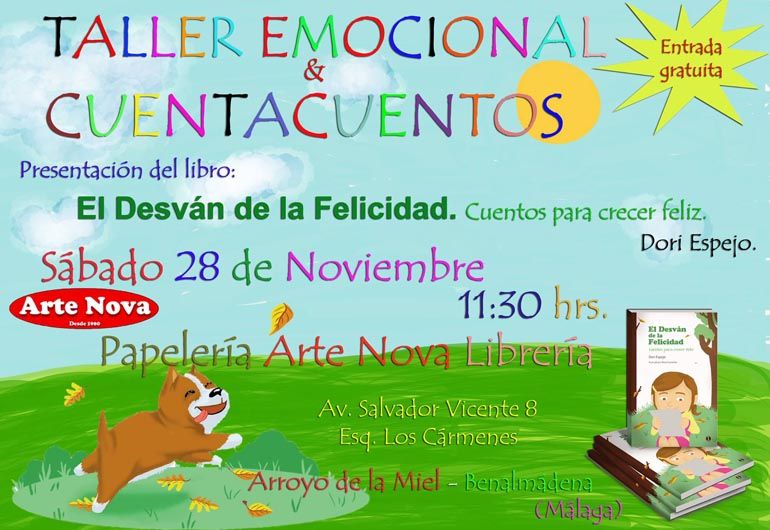 Taller emocional y cuentacuentos gratis esta semana en Benajarafe, Alhaurín de la Torre y Benalmádena