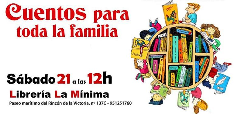 Cuentacuentos para toda la familia en la librería La Mínima el sábado 21