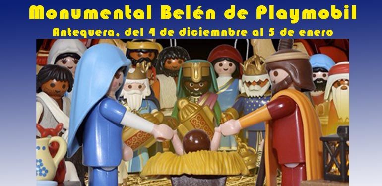 Plan de navidad para toda la familia: Belén Playmobil en Antequera desde el 4 de diciembre al 5 de enero