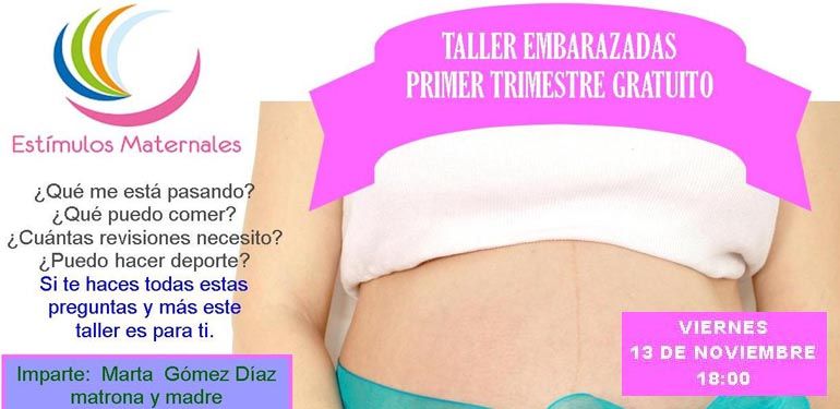 Taller gratuito para embarazadas en Marbella el viernes 13