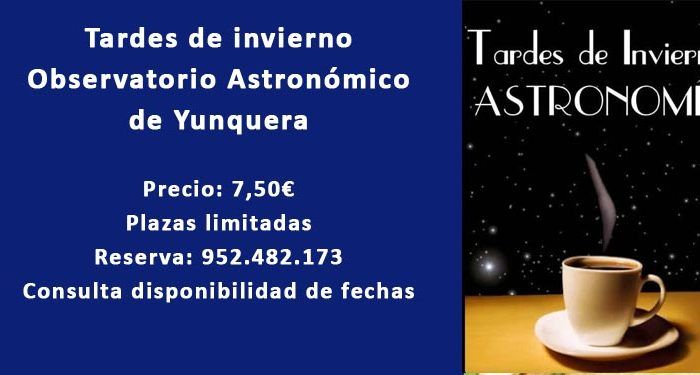 tardes invierno observatorio astronómico yunquera cabecera