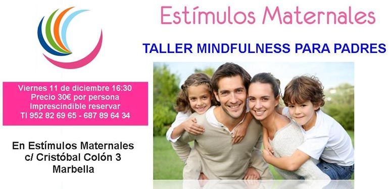 Taller mindfulness para padres en Marbella el viernes 11