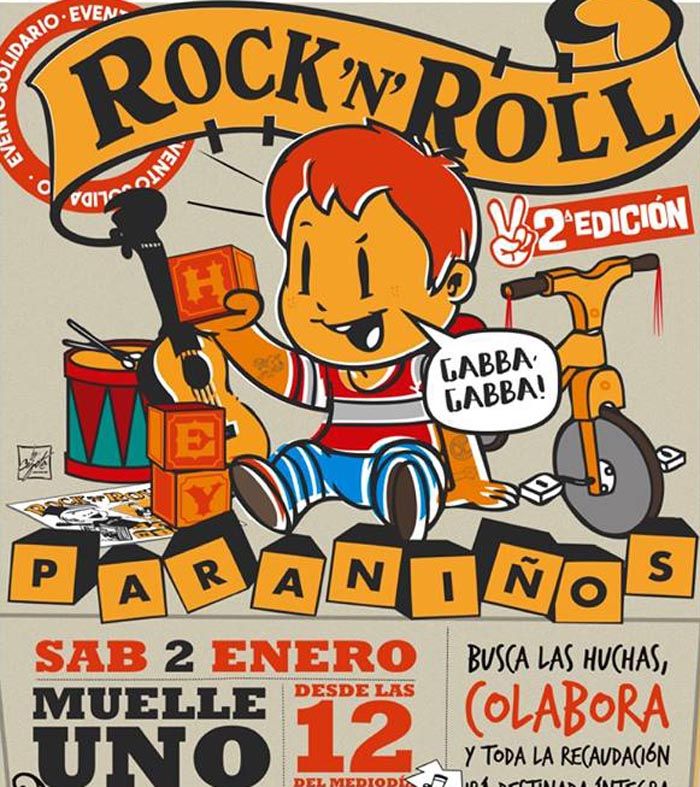 Concierto de Rock ‘n’ Roll para niños en el Muelle Uno de Málaga