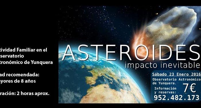 asteroides impacto tierra observatorio yunquera cabecera