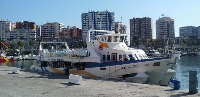 Excursiones en barco con niños en Málaga