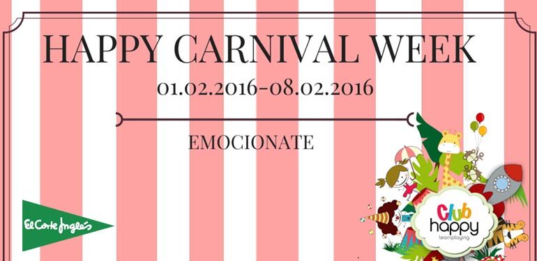 Carnaval para niños en El Corte Inglés de Málaga