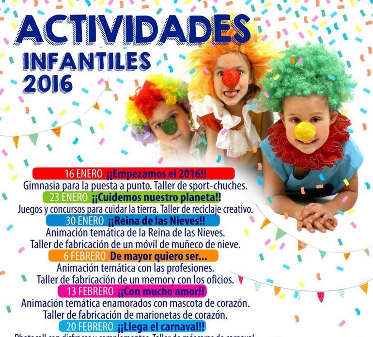 Actividades infantiles gratis en el Centro Comercial Rincón de la Victoria