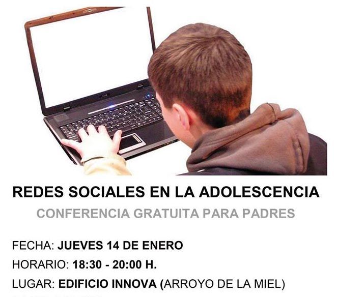 Conferencia sobre redes sociales y adolescentes