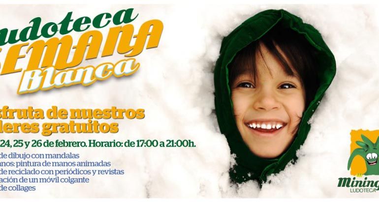 Talleres infantiles gratis esta Semana Blanca en El Ingenio de Vélez-Málaga
