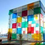 fachada cubo colores centre pompidou malaga febrero kahlo cabecera