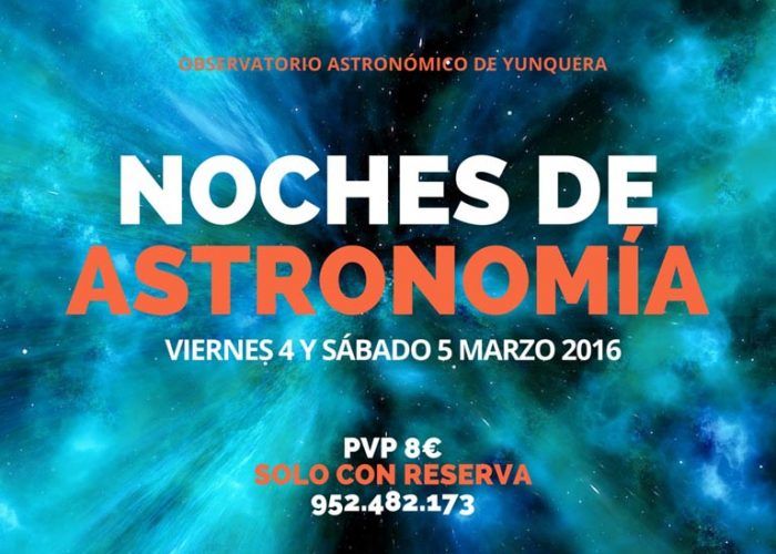 Observaciones astronómicas en Yunquera
