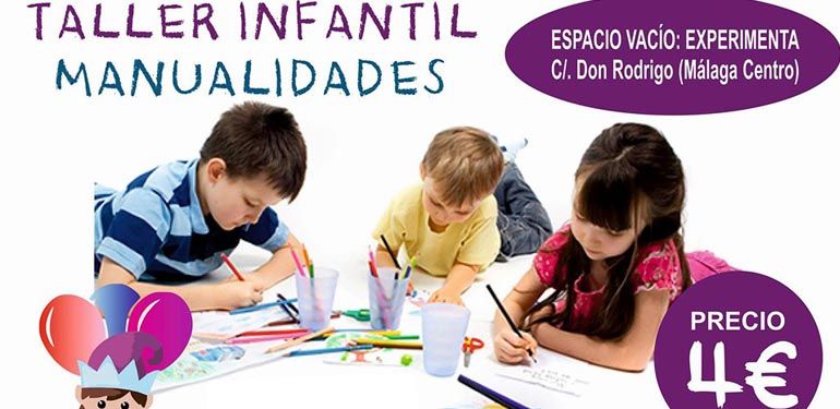 Taller de manualidades para niños en Málaga