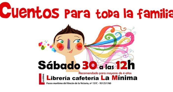 Cuentos para toda la familia en la Librería La Mínima abril 16