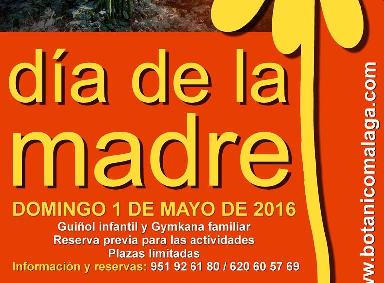 Celebra el Día de la Madre en familia en el Jardín Botánico La Concepción de Málaga