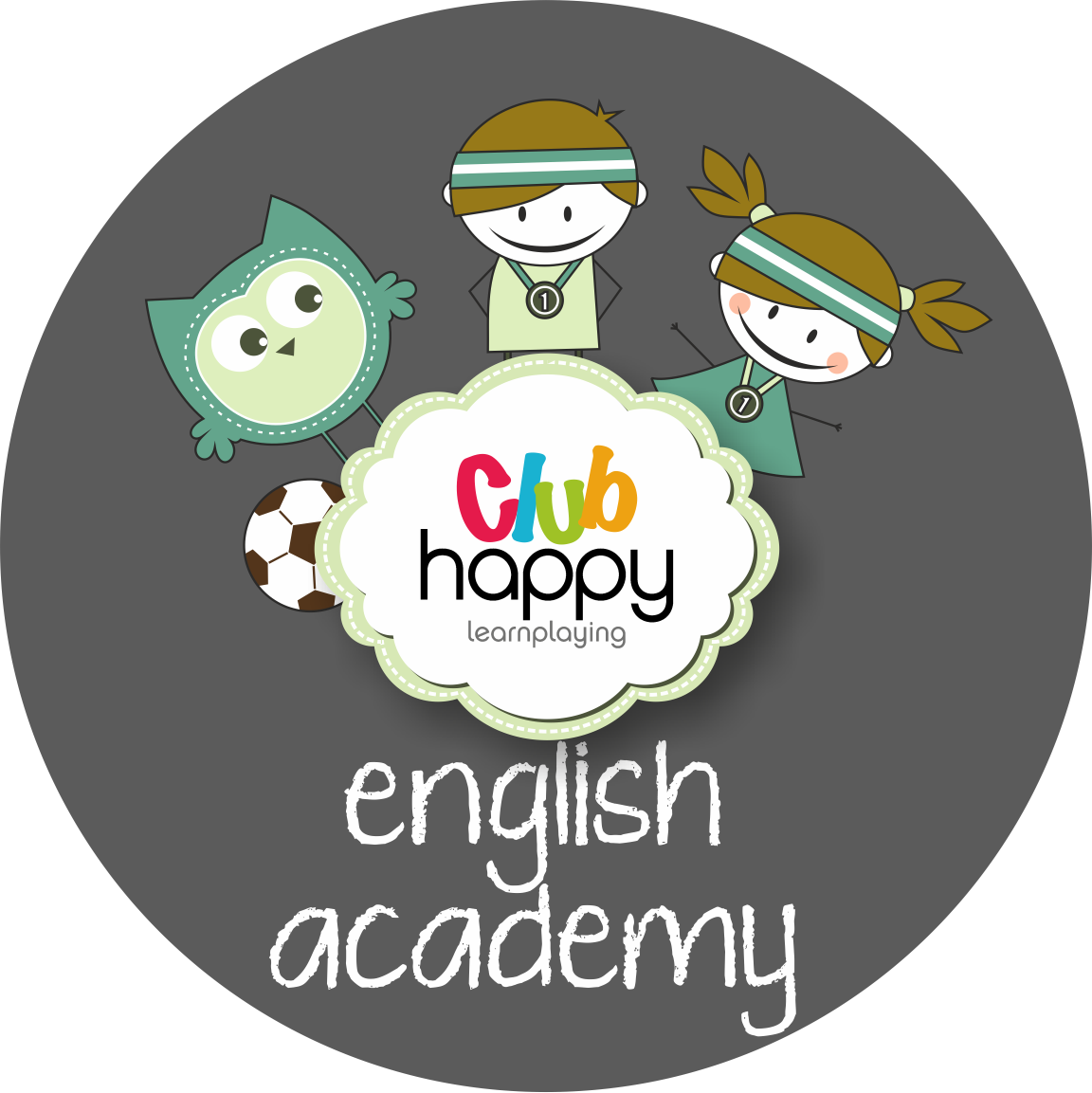 Club Happy El Corte Inglés Let´s play the fool Learning by doing English Sport Academy, Happy Sport LOGO