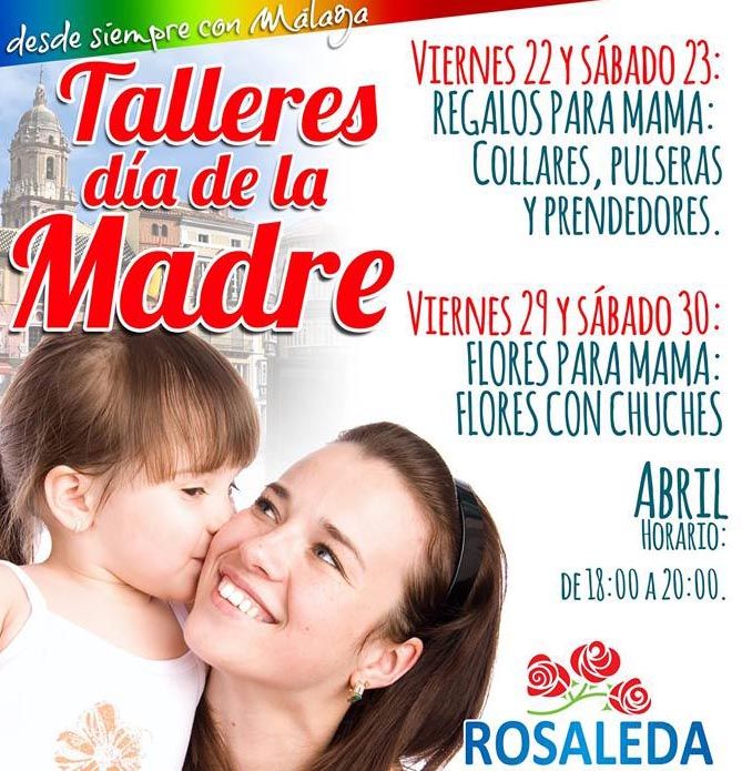 Talleres infantiles gratis por el Día de la Madre en el Centro Comercial Rosaleda Málaga