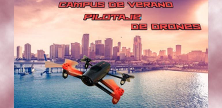 Campamento de verano: pilotar drones en Málaga con Stemxion