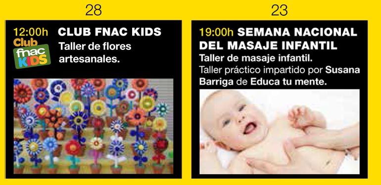Actividades para niños en Fnac Marbella en mayo