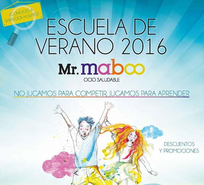 Escuela de verano 2016 en Málaga, Mijas y Rincón de la Victoria con Mr. maboo