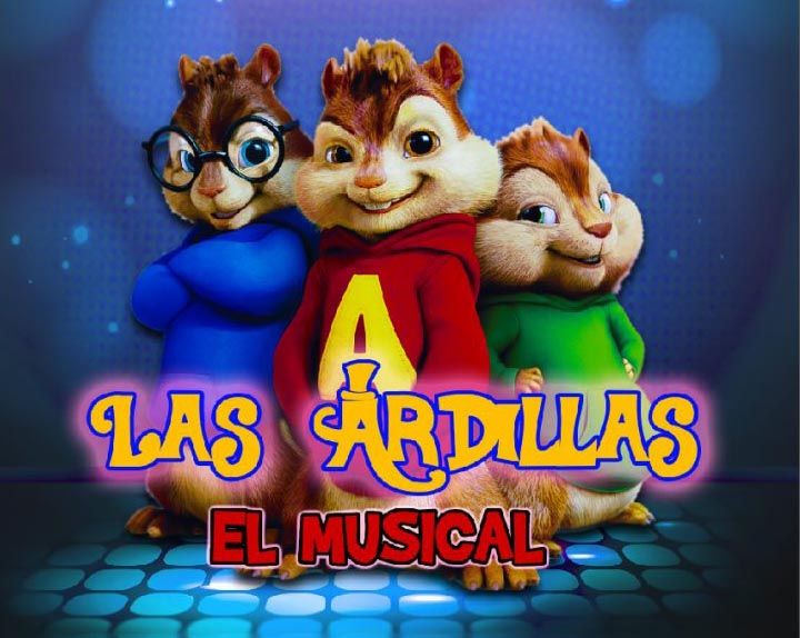 Entradas 2×1 para el musical infantil de Las Ardillas en Teatro Alameda con La Diversiva