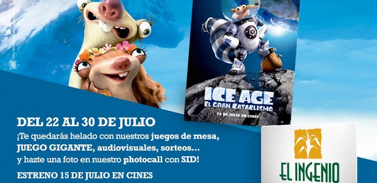 Festival de juegos Ice Age en El Ingenio de Torre del Mar