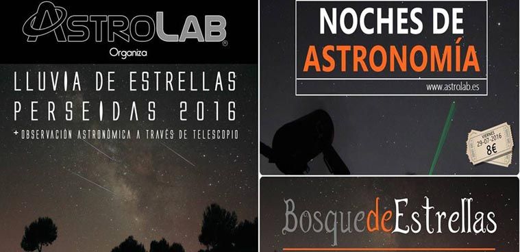 Lluvia de estrellas y noches de astronomía en agosto con Astrolab