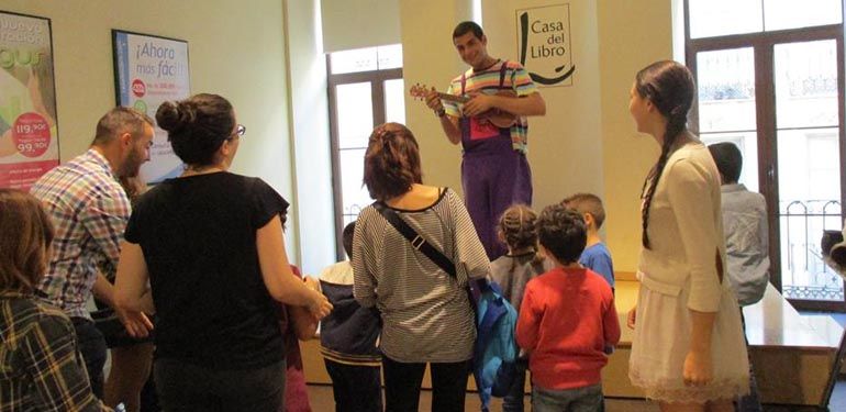 Cuentacuentos para niños y charla para padres en Casa del Libro Málaga