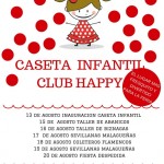 Cartel de la Feria de Málaga en el Club Happy El Corte Inglés