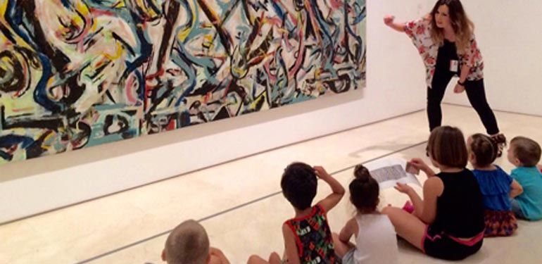 Pollock para toda la familia en el Museo Picasso Málaga