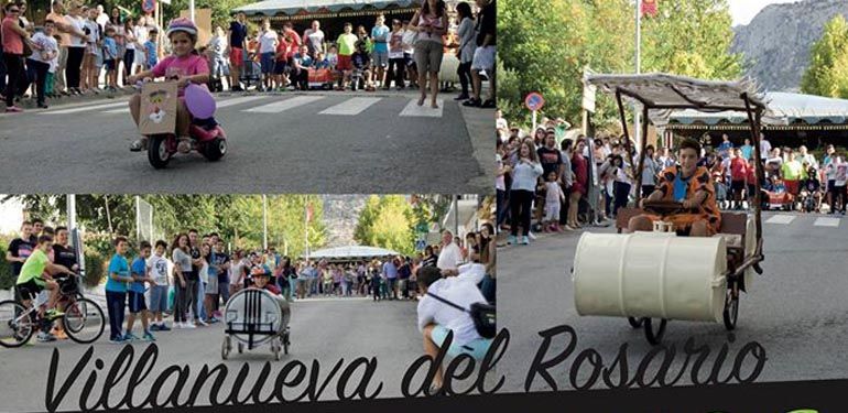 Carrera de autos locos para niños en Villanueva del Rosario