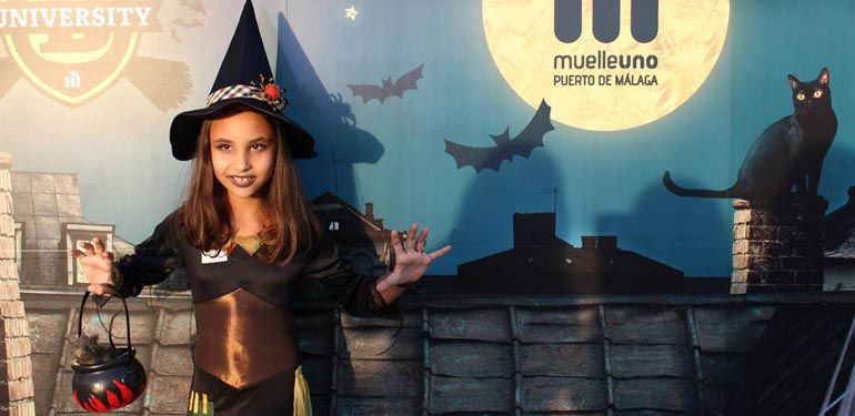 Halloween para niños en Muelle Uno Málaga