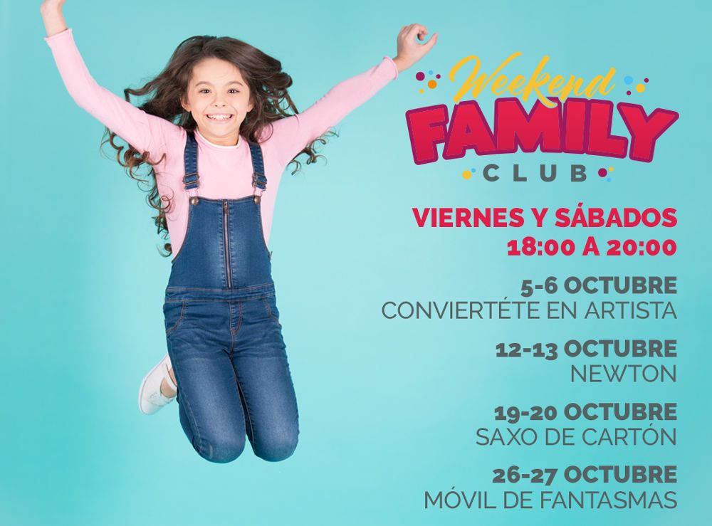 Talleres infantiles gratuitos en Larios Centro Málaga en octubre