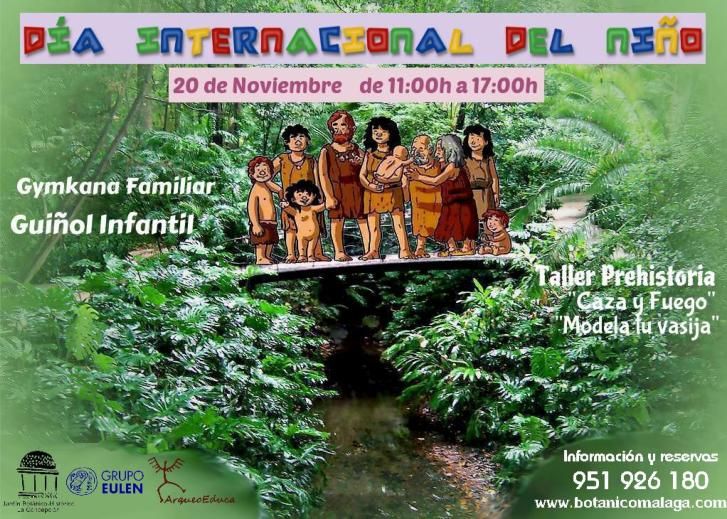Día Internacional del Niño en el Jardín Botánico La Concepción de Málaga
